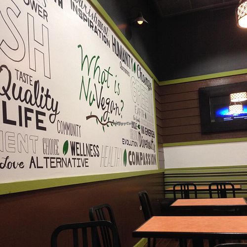 inside  at NuVegan in College Park