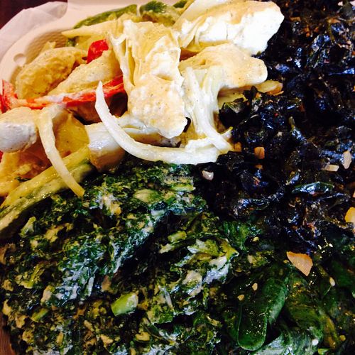 4-sides from the cold bar at NuVegan in College Park