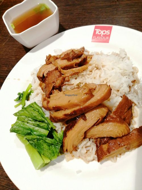 Stewed pork leg. 59thb at Chan-Pak in Bangkok