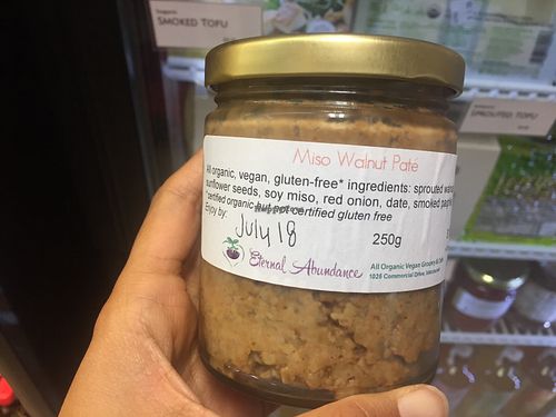 “Rice” for the raw sushi. Super tasty! at Eternal Abundance in Vancouver