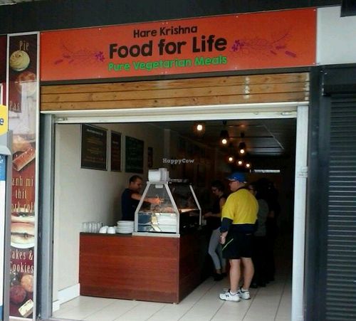 Street view
 at Hare Krishna Food For Life in Fortitude Valley