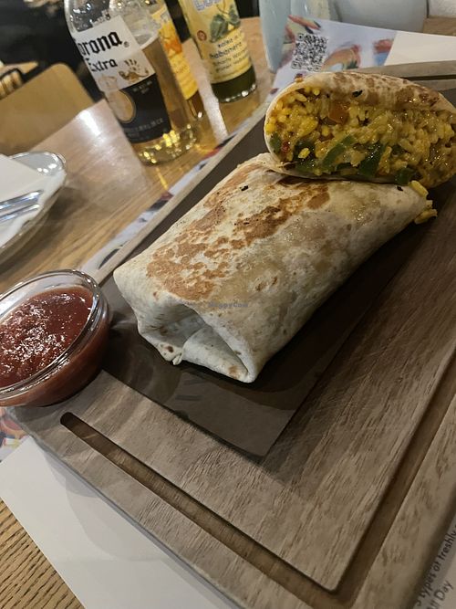 Burrito  at Amigos in Skopje