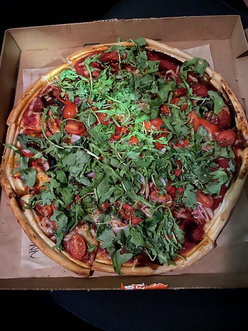 I absolutely love a vegan pie from Blaze! at Blaze Pizza in Boca Raton