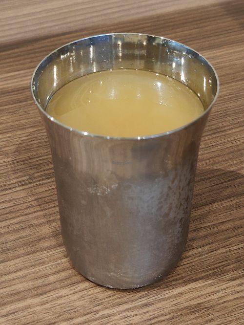 cordial drink at Annalakshmi Restaurant in Central Singapore