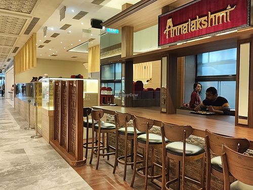 Entrance at Annalakshmi Restaurant in Central Singapore