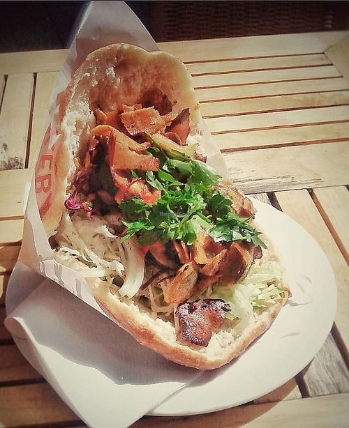 Veganer Döner bei Kervan at Kervan in Konstanz