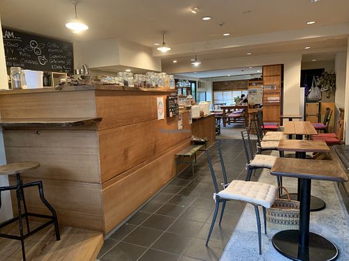 Cafe Phalam interior at Phalam Cafe in Kyoto