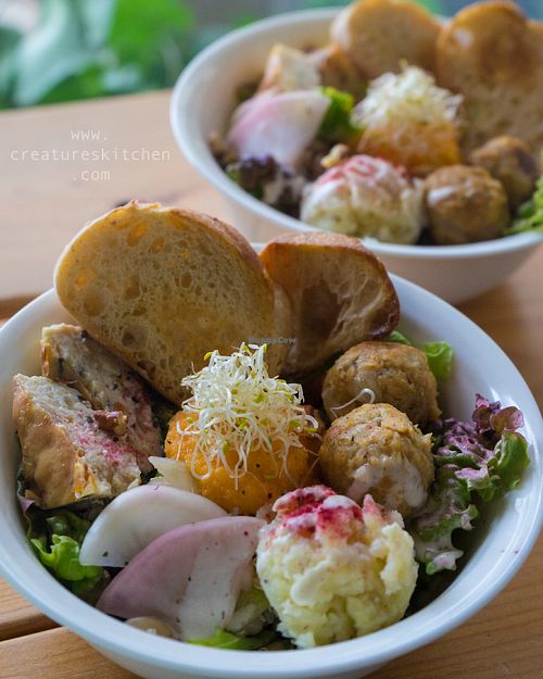 Vegan breakfast bowls.  at Phalam Cafe in Kyoto
