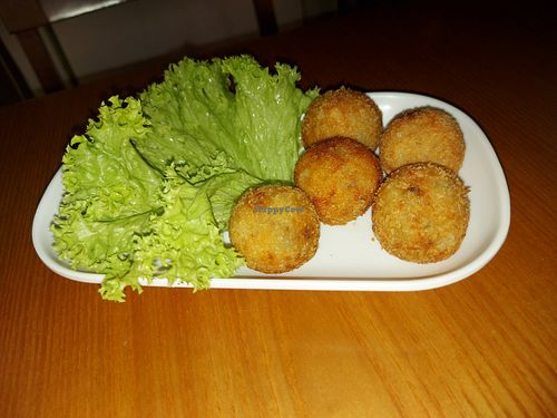 Potato balls at nomVnom Bistro - Clarke Quay in Central Singapore