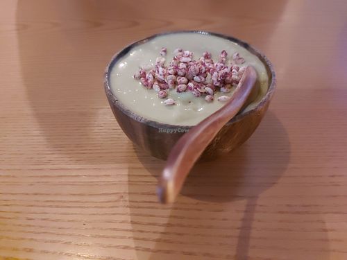 Soy avocado smoothie at nomVnom Bistro - Clarke Quay in Central Singapore