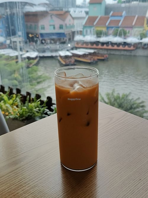 thai mylk tea  at nomVnom Bistro - Clarke Quay in Central Singapore