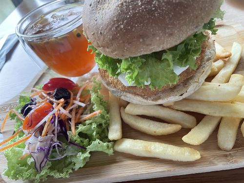 Soja Burger   at nomVnom Bistro - Clarke Quay in Central Singapore