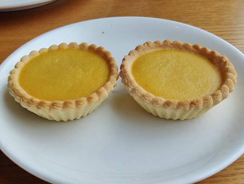 vegan egg tarts. very Nice! at nomVnom Bistro - Clarke Quay in Central Singapore