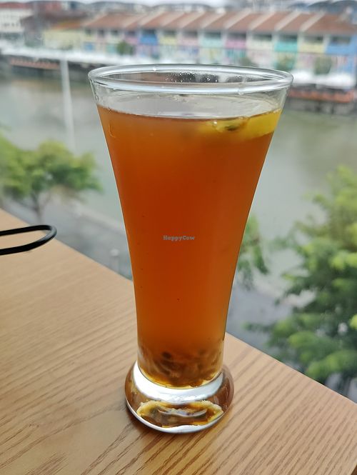 passion fruit drinks at nomVnom Bistro - Clarke Quay in Central Singapore