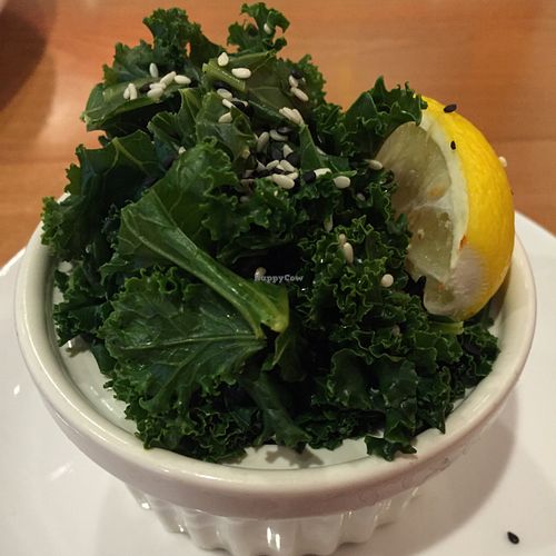 steamed kale ❤️ at Native Foods in River Forest