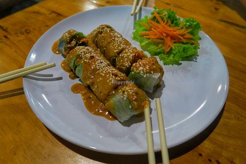 Sommer Rolls at La Carotte Qui Rit in Koh Tao