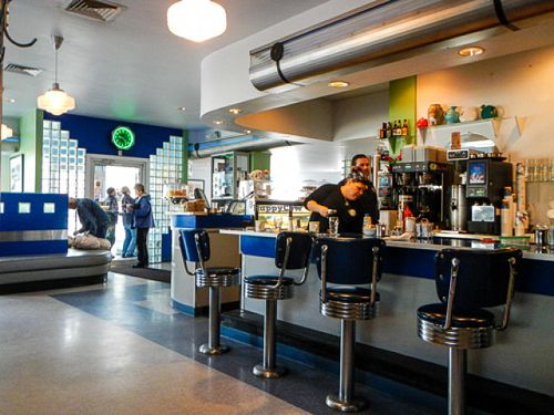 inside at Monty's Blue Plate Diner in Madison