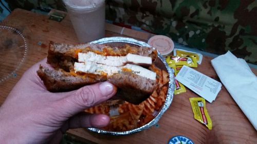 Good sandwich, I'd go back to try something else

Interesting Menu, I chose the Ruben Sandwich. 

I would not get it again. It was sloppy to eat, and had too much tofu IMO

Place was clean, and crowded. 

If I am ever back in the area, I will try something else on the menu at Monty's Blue Plate Diner in Madison