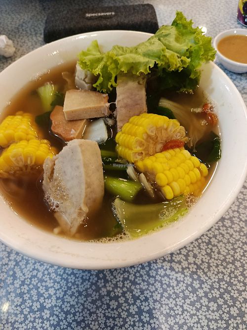 Noodles with ginger powder.
Item # 158 on menu. at Pidoa Nature in Phnom Penh