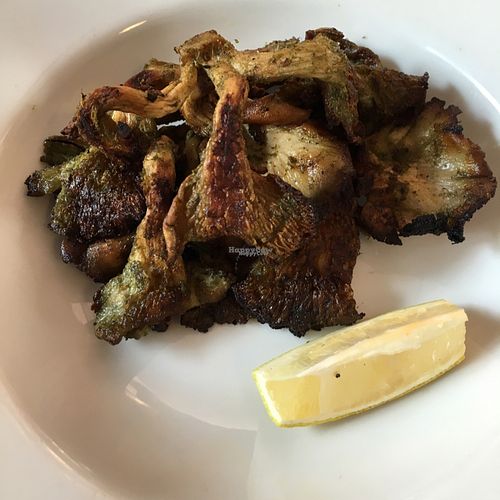 oyster mushrooms at Veganized in New Brunswick