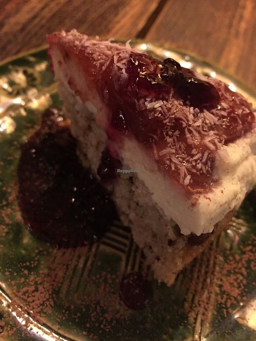 Strawberry cream cake.  at Hiruneko Shokudou in Itoshima