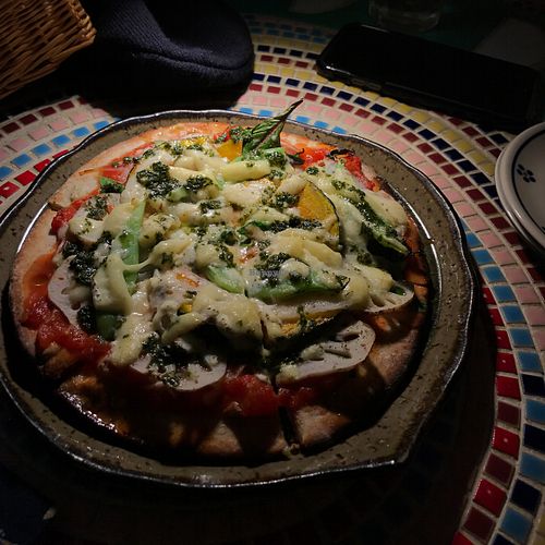 Pizza at Hiruneko Shokudou in Itoshima