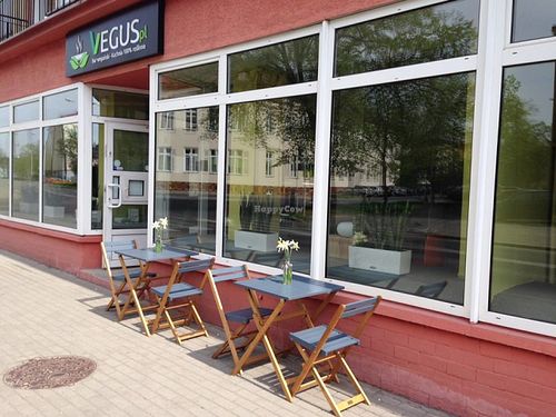 Outdoor sitting at Vegus Bar in Rzeszow