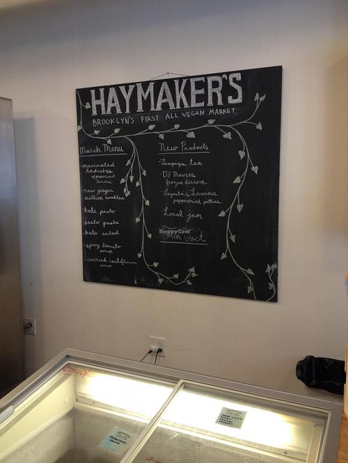 Inside of store / what's new at Haymaker's Corner Store in Brooklyn