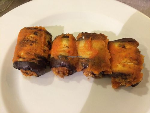 Delicious vegan entree specially prepared for us.  at Mercadante Specialites Siciliennes in Nimes