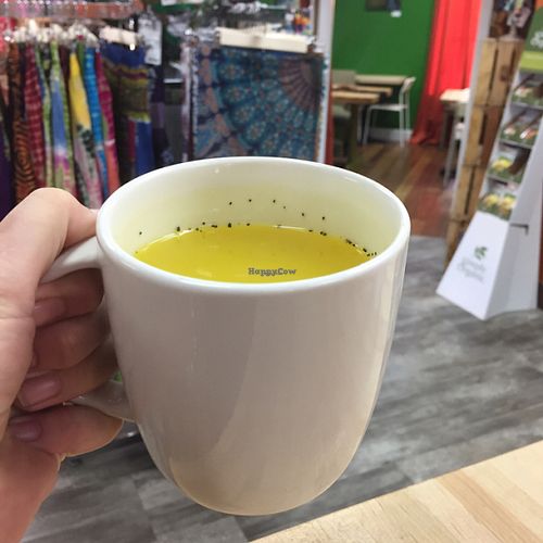 turmeric tea at The Juice Box in Lakeland