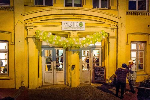Same building, another entrance. 
Photo from our opening party on 5th November. at Vistro in Hamburg