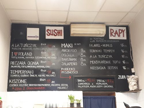 Menu 09/2020 at The Root in Wroclaw