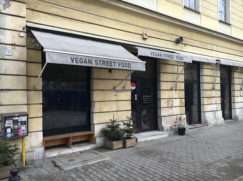 outside  at Mango Vegan Street Food - Bracka in Warsaw