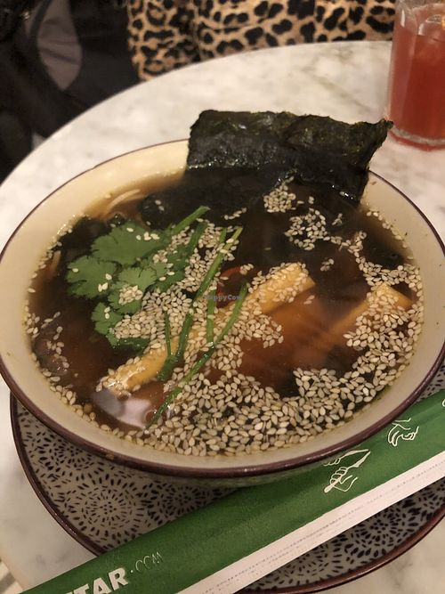 Ramen miso at Mango Vegan Street Food - Bracka in Warsaw
