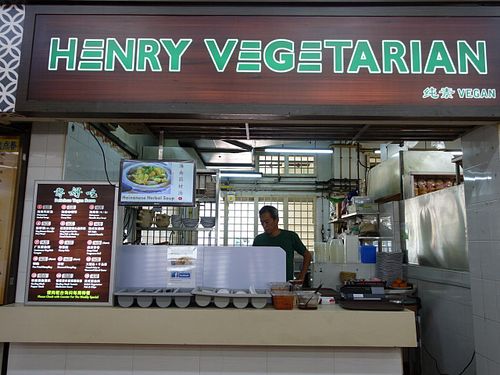 Henry Vegetarian stall at Henry Vegetarian in East Singapore