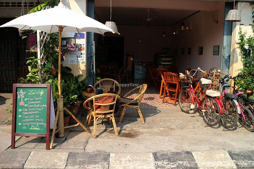 Cafe at Lin's Cafe in Savannakhet