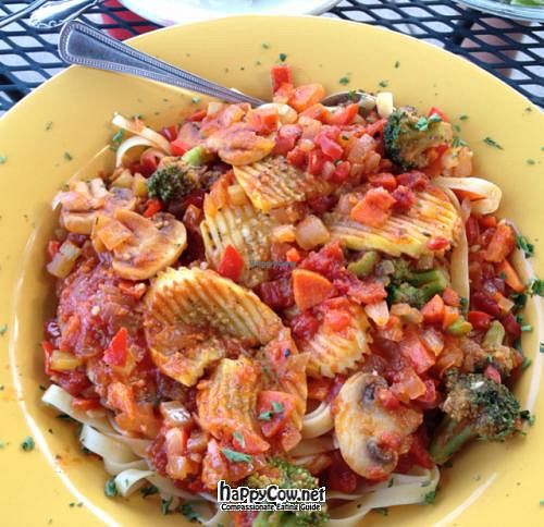 Veggie Pasta Marinara at Bay Leaf Cafe in Spearfish