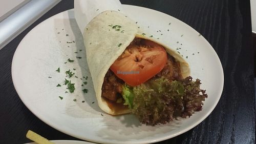 Extra Hot Burrito at Bulls Vegan in Solingen