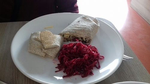 buritto  at Veggie Garden in Prague