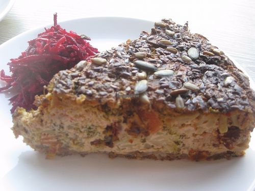 Quiche at Veggie Garden in Prague
