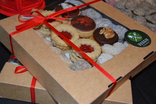 Cookies/biscuits at Veggie Garden in Prague