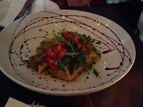 The tempeh dumplings for starters at The Dandylion Bondi in Bondi