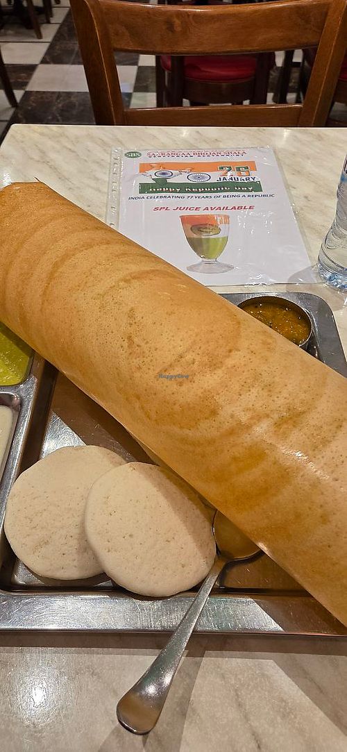 Plain dosa & Idli at Saarangaa Bhojan Shala in Sharjah