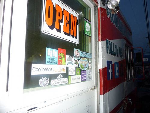 Happy cow at Cool Beans at Cool Beans - Food Truck in Austin