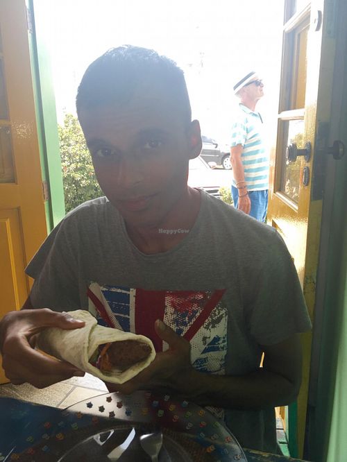 Yummy Falafel! Ask for baba ganoush to spread inside! at Istanbul in Paraty