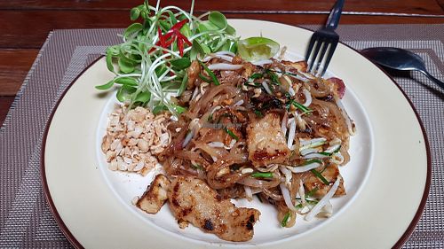 Pad thai at Veggie Homemade Aurra Ammie in Pak Chong