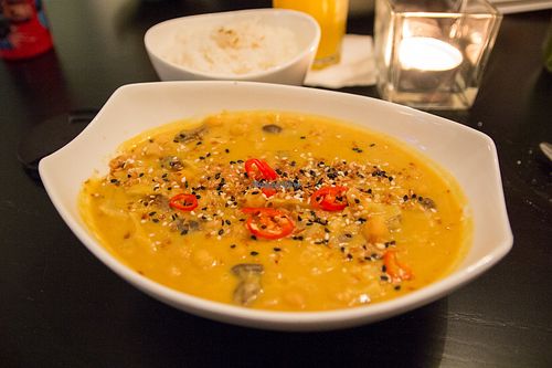 chickpea curry at Jakobs in Bielefeld