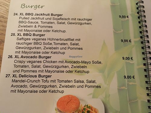 burgers at Veggie Delicious in Bielefeld