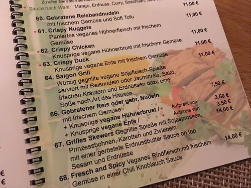 mains at Veggie Delicious in Bielefeld