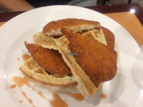 Chicken & Waffles at Chef Reeky's in Chester